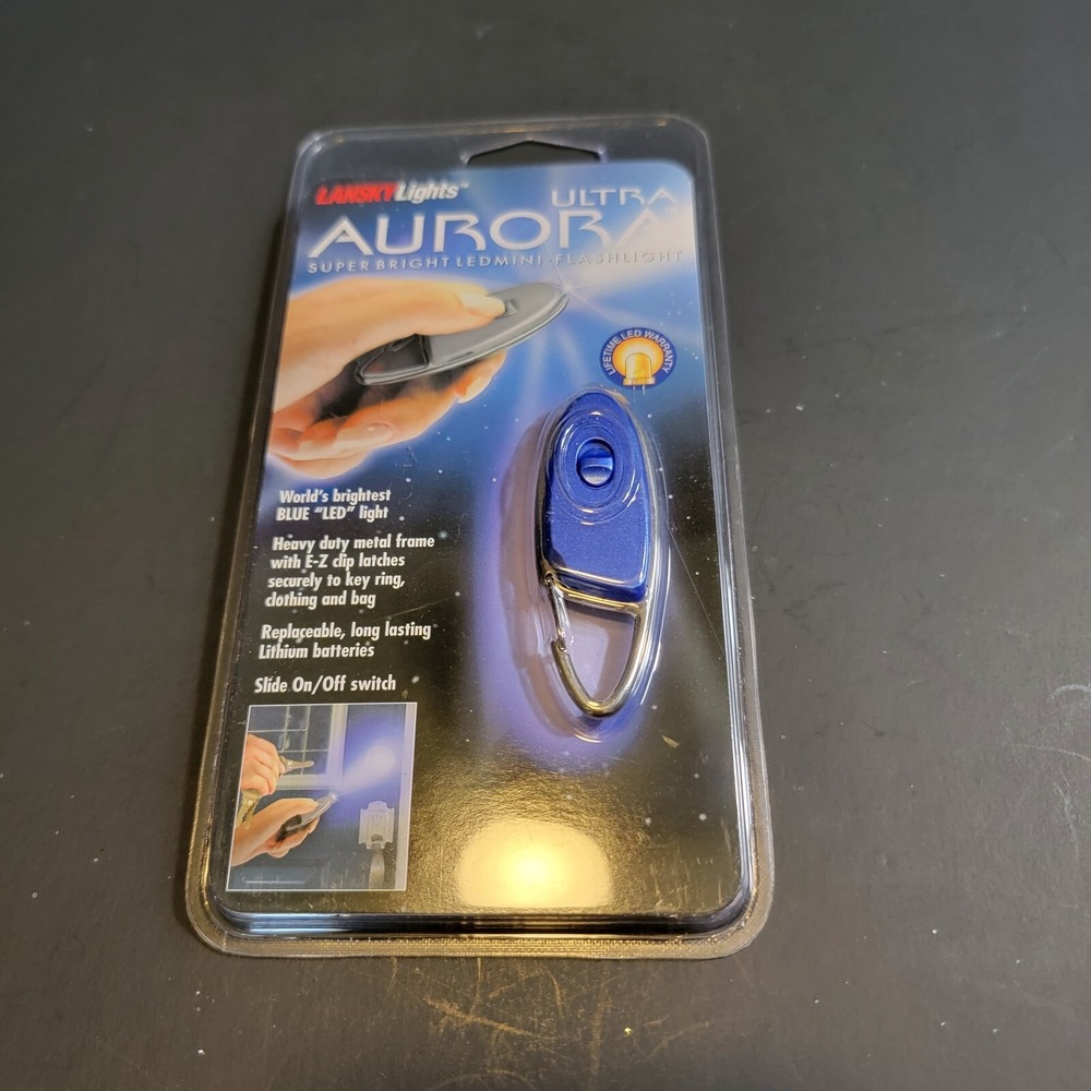 Lansky Lights Ultra Aurora Mini Flashlight Blue